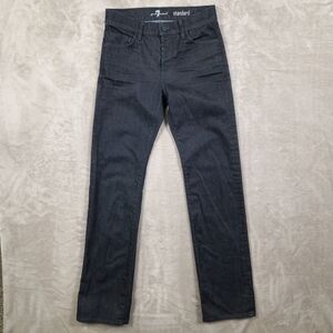 7 For All Mankind Jeans Men Size 29 Standard Straight Dark Blue L32 Classic